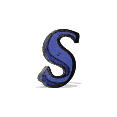 cartoon letter s N2