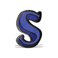 cartoon letter s N3