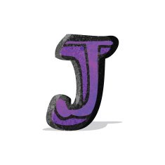 cartoon letter j N2