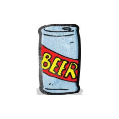 cartoon can of beer N3