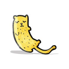 funny cartoon cat N25