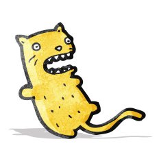funny cartoon cat N26