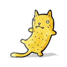 funny cartoon cat N27