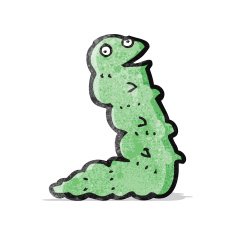 Cartoon Caterpillar N27