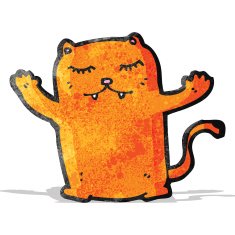 Cartoon Ginger Cat N7