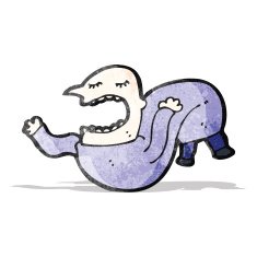 cartoon man flying in dream N3