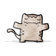 funny cartoon cat N33