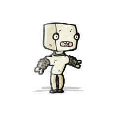 Cartoon Robot N52