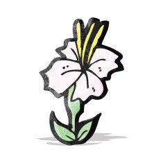 cartoon flower N65