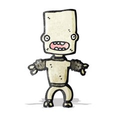 Cartoon Robot N53