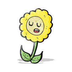 cartoon flower N66