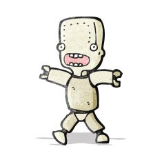 Cartoon Robot N54