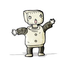 Cartoon Robot N55