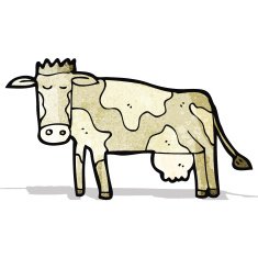 Cartoon Cow N33