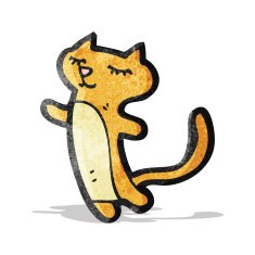cartoon little cat N3