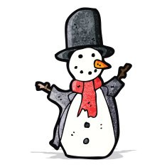 traditional snowman N2