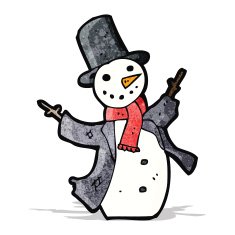 traditional snowman N3