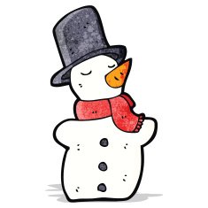 Cartoon Snowman N24