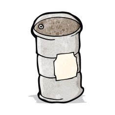 Cartoon Oil Barrel N4