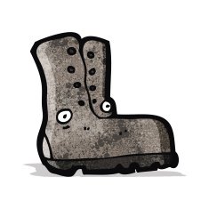 olc boot cartoon character N3