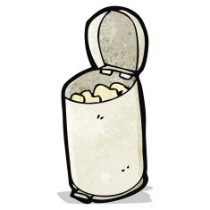 cartoon kitchen bin N2