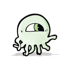 Cartoon Alien N43