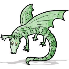 Cartoon Dragon N17