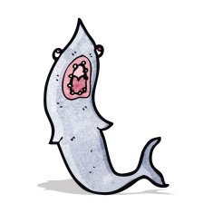 Cartoon Shark N25