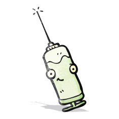 cartoon medical needle N3