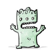 cartoon little alien N2