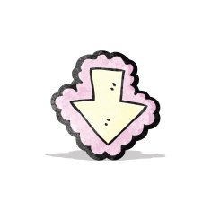 cartoon decorative arrow N4