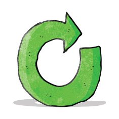 cartoon circular arrow N3