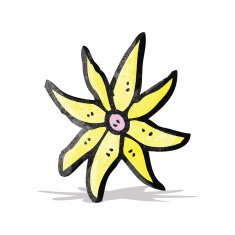 cartoon flower N67
