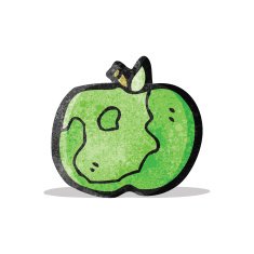 Cartoon Apple N36