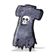 cartoon skull tee N5