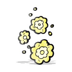 cartoon smoke puff symbol