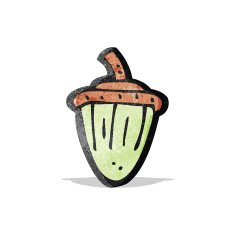 cartoon acorn N4