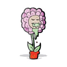cartoon flower N71