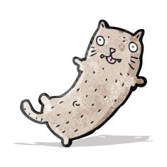 funny cartoon cat N36