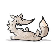 Cartoon Wolf N46