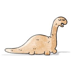cartoon dinosaur N16