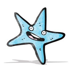 Cartoon Starfish N16