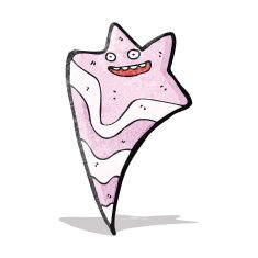 cartoon shooting star N6