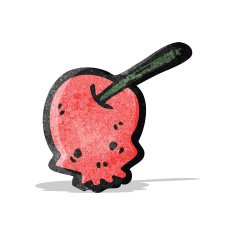 cartoon cherry skull N2