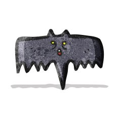 cartoon halloween bat N3