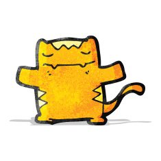 Cartoon Cat N90