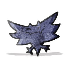 cartoon halloween bat N4