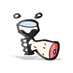 cartoon hand raising glass of wine N2