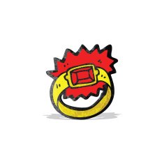 Cartoon Ruby Ring N4