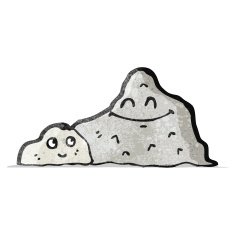 cartoon happy mountain N2